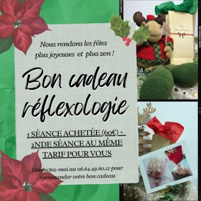 Un bon cadeau réflexologie pour un Noël tout en douceur