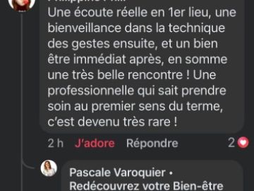 Bienveillance, écoute et empathie me définissent avant toute pratique reflexologique. 🙏